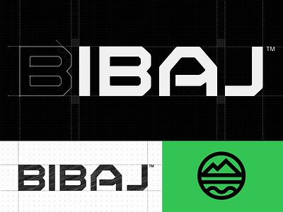 Bibaj Sport - Typography branding graphic design logo