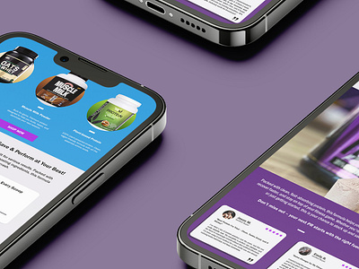 Protein Supplement Ad Design (Email Newsletter Project) app branding design graphic design illustration logo typography ui ux vector
