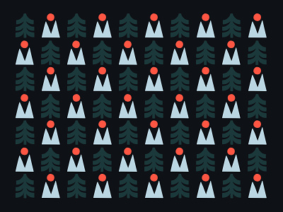 Winter pattern Trees artwork creative design illustration illustrationartist pattern design
