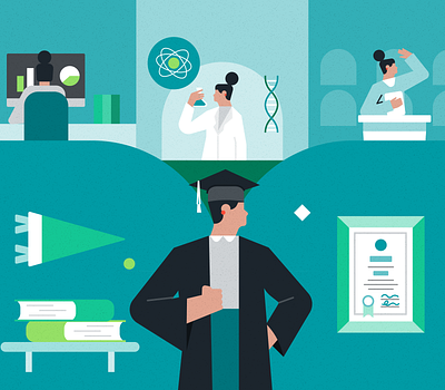 Career Illustrations career design illustration infographic professions