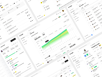 Mortgage Dashboard - Sales CRM amount analytics dashboard housing loan loan mortgage dashboard product product design property loan saas saas product saas software sales crm sales dashboard ui user experience ux