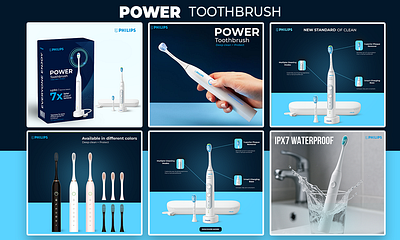 Electric toothbrush listings design amazon amazon listing amazon packaging amazon product designer amazondesigner graphic design packaging design