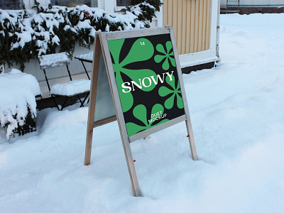 Snowy Board 14 Mockup branding design identity mockup photoshop template typography