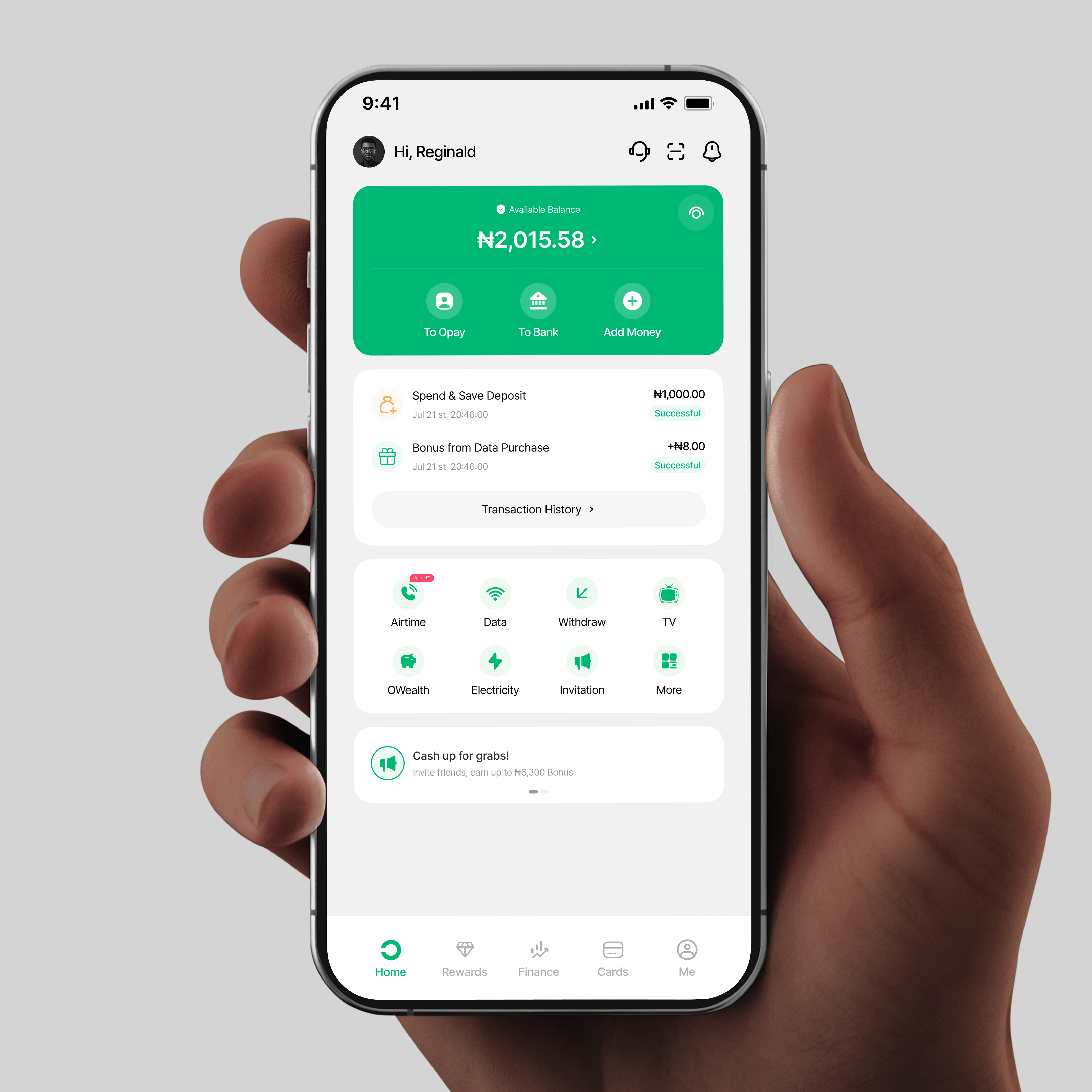 Opay App - Home Screen Redesign aesthetics design product design ui ui design uiux user experience user interface