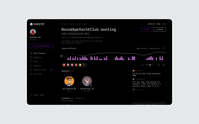 Chatroom Interface animation branding crypto design graphic design illustration logo nft typography ux vector