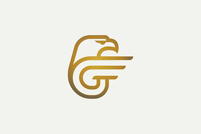 Letter G eagle Logo bird branding eagle fly g gg ggg gold graphic design letter g lines logo luxury motion graphics tech