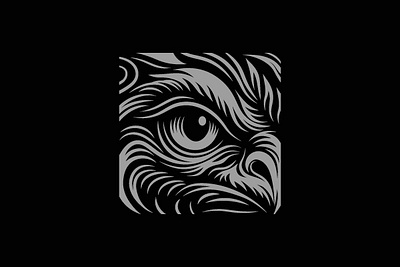 Hunter Eagle eye logo animal bird design eagle eye fly graphic design hunt hunter logo owl vector