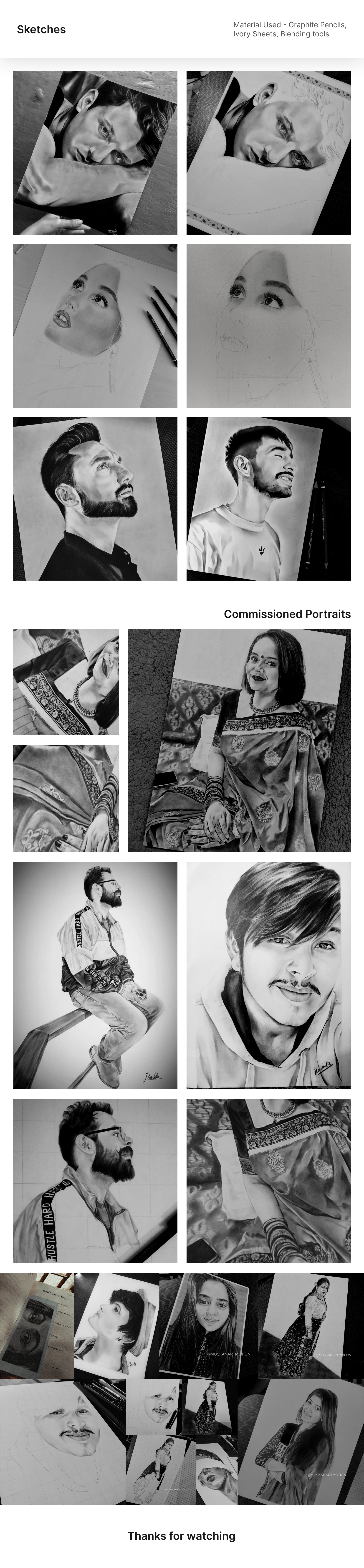 Pencil Sketching : Part 1 art artwork creative drawing pencil sketching portrait sketching