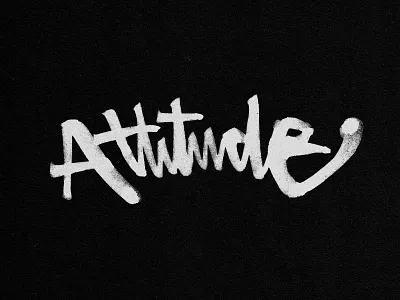 Attitude (Handstyle) calligraphy graff graffiti handstyle lettering street tag type typography