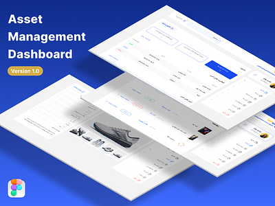 Asset Management Dashboard dashboard figma ui ux web