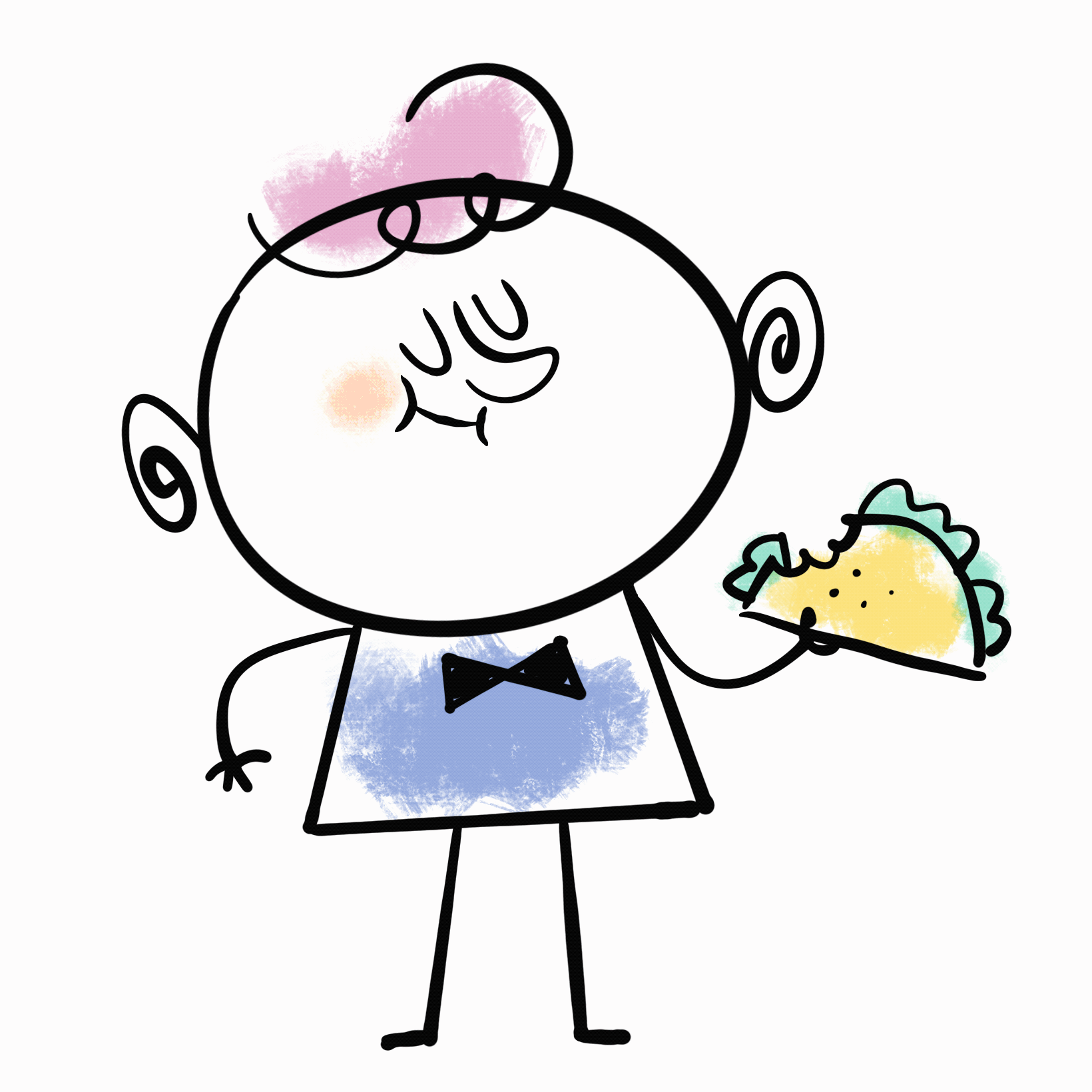 Chewing cycle (animation) animation gif sketch