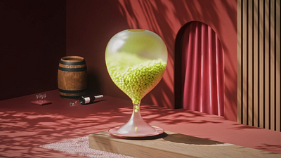 3D Morph Animation 3d 3d art blender branding c4d design illustration isometric art mograph motion graphics red room wine