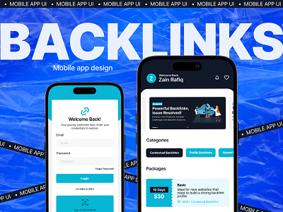 Backlinks – SEO Tools Reimagined for Mobile app design designinspiration dribbble shots mobile experience saas app design ui ui design uxdesign