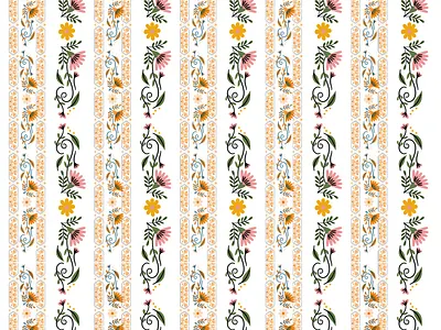 Seamless pattern abstract adobe apparel canva design dress fabric floral flower graphic design kids pattern pattern print print design seamless textile ui watercolor