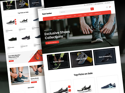Footwear, Frictionless — My UX/UI Design for Online Shoe Retail productlandingpage uxuidesigner