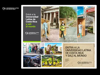 Universidad Latina de Costa Rica 360 campaing advertising art direction creative lead marketing team