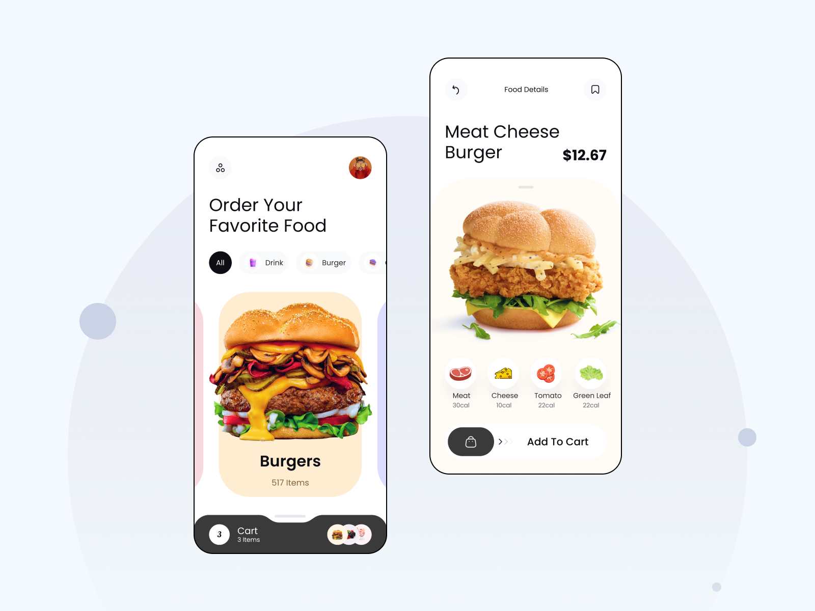 Food Delivery UI App by Devendra Bele on Dribbble