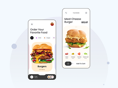 Food Delivery UI App app appui design dribble dribbleartist food foodui graphic design illustration logo ui uiux ux vector