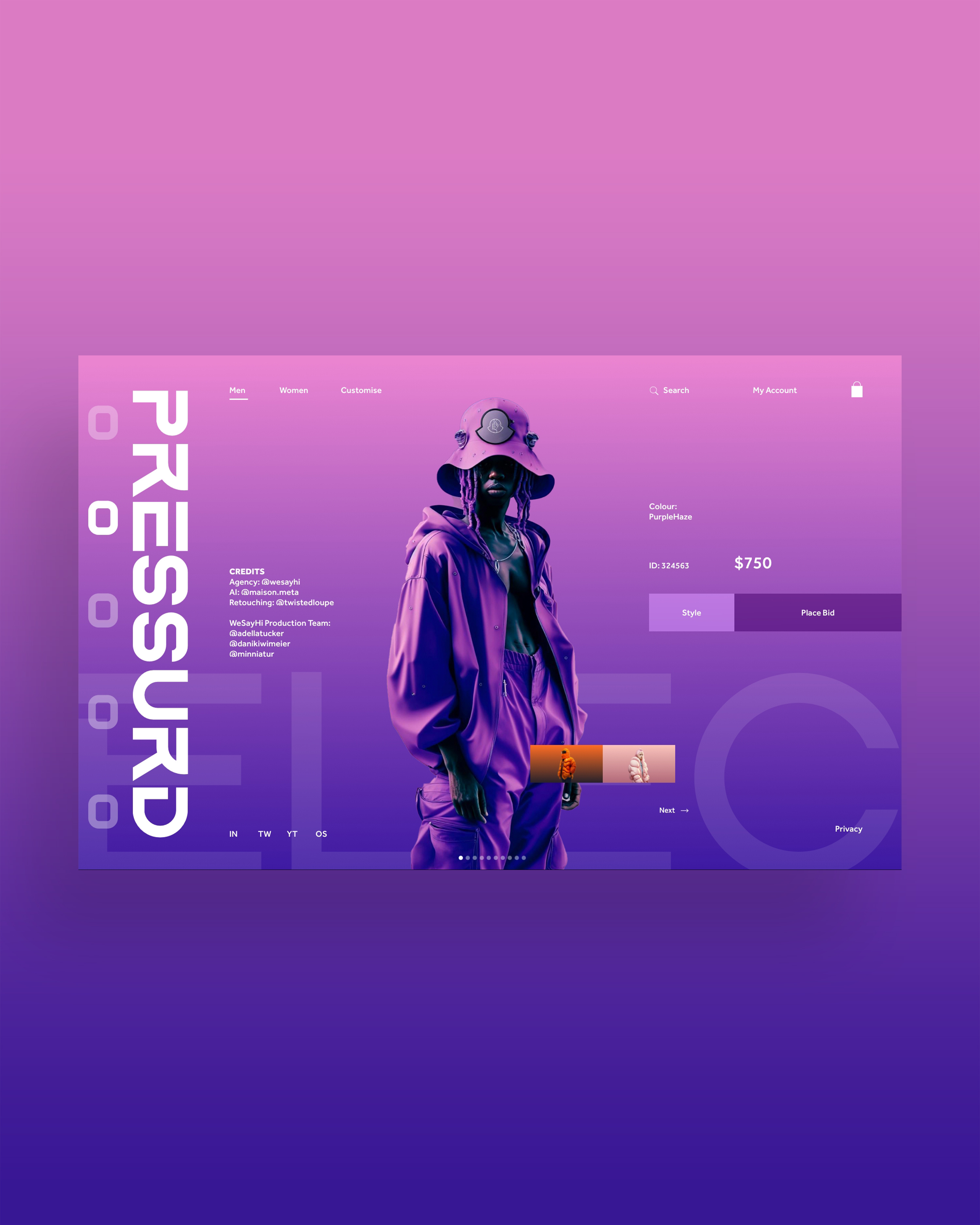 Moncler Web Ui Landing Shot branding design fashion graphic design illustration moncler photography ui ui design ux ux design web design