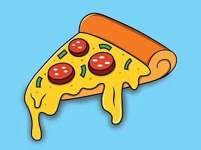 Vector Illustration adobe art artwork creative design illustration illustrator pizza vector vector art