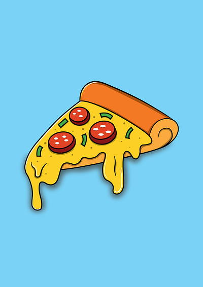 Vector Illustration adobe art artwork creative design illustration illustrator pizza vector vector art