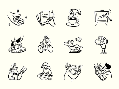 Hand drawn illustration bright illustration business illustration crypto crypto illustration download illustration figma illustration fintech fintech illustration illustration illustration set illustration website mobile illustration onboarding illustration png raster vector website illustration