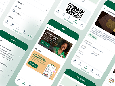 White Label - Mobile App clean ux crypto app gamification interaction design loyalty platform mobile app mobile design motion graphics rewards rewards app rewards platform startup ui ui design uidesign uiux ux uxdesign web3 app white label