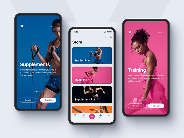 Mobile App design: iOS Android ux ui designer by Ramotion on Dribbble