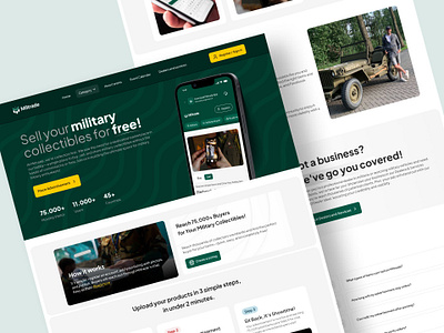 🪖 Miltrade – Marketplace Redefined graphic design ui ux uxdesign webdesign