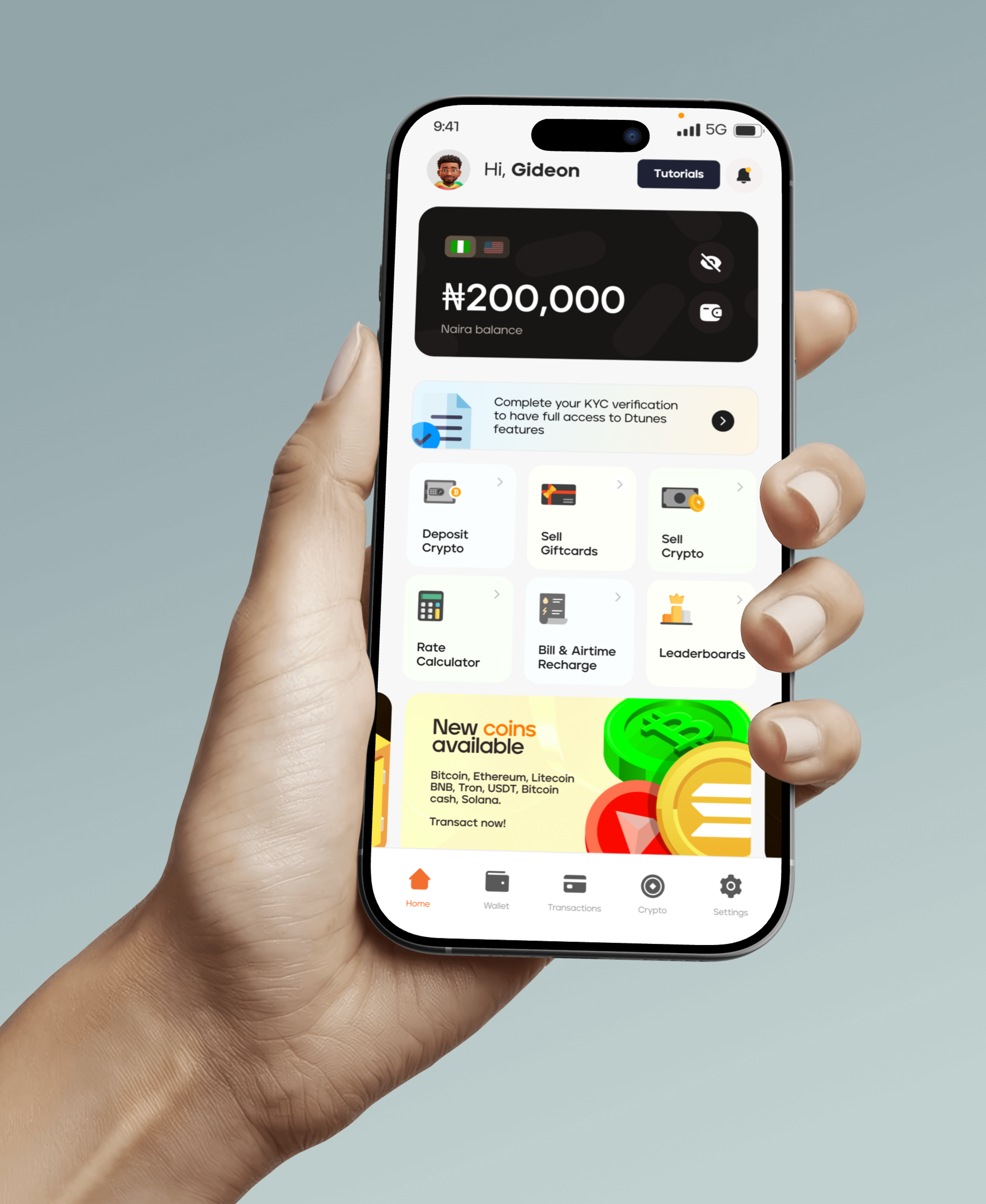 Fintech App Homescreen (Light Mode) app app design app home screen app homescreen crypto crypto app crypto app home screen crypto balance ui crypto trading fintech fintech app fintech app home screen fintech app ui home screen homescreen mobile app mobile app ui