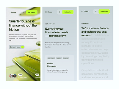Modular Finance — SaaS UI for a Fintech Company cleanui fintech modularfinance saas uxui webdesign