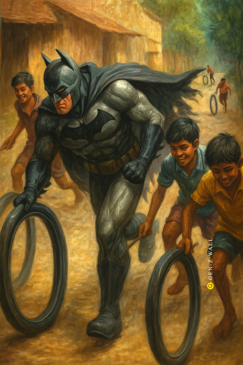 Batman - 90's Kid Games design ecommerce poster