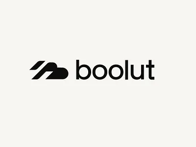 Boolut cloud + B logo b branding cloud logo tech