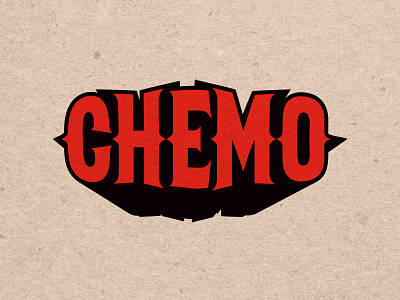Chemo Logotype design illustration latindesign lettering logo typography vector