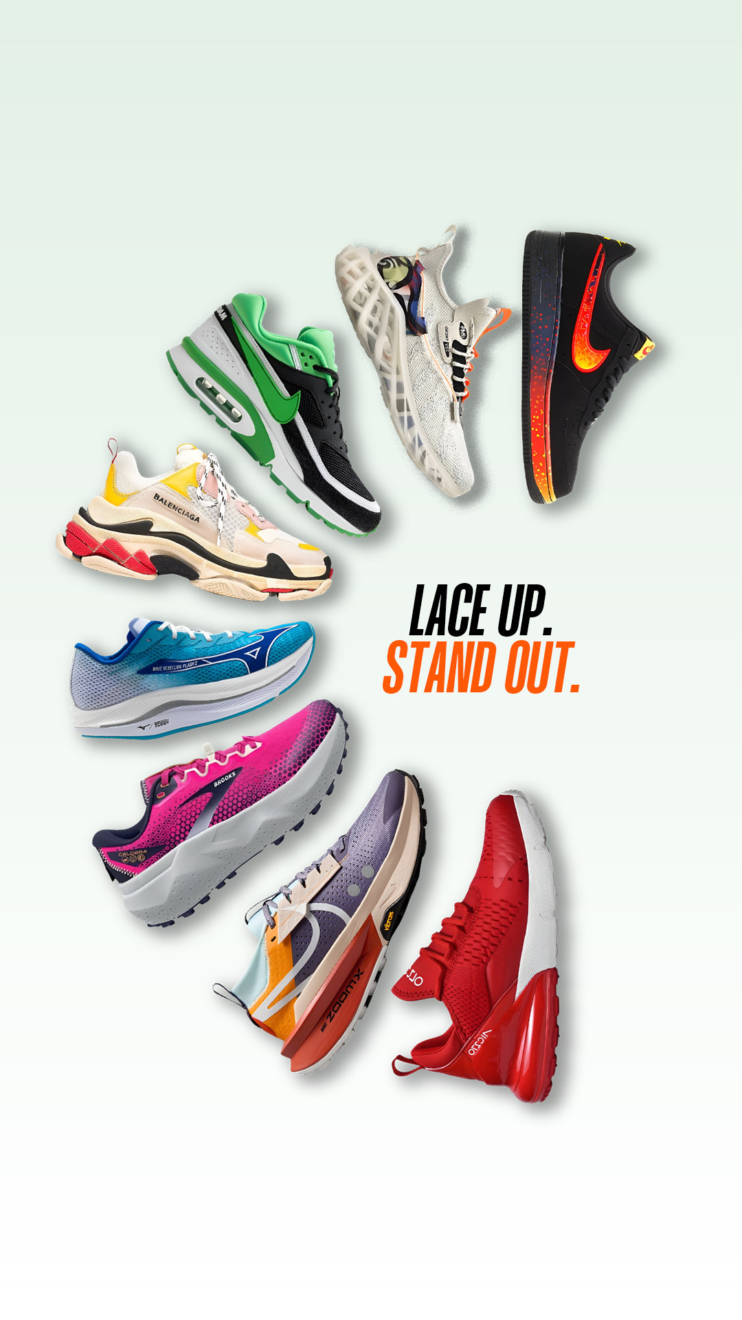 Footwear brand motion design branding design flyer graphic design illustration logo minimal motion graphics typography