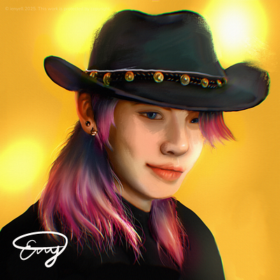 TXT Magic Cowboy and Cowgirl design illustration