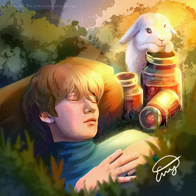 In Home | Ilustration for book illustration