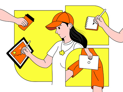 designer's life design graphic design graphicilustration illustration vector
