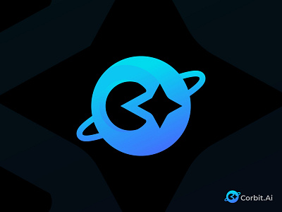 Corbit.ai logo design ai logo ai logo concept artificial intelligence logo branding corbit ai logo galaxy logo globe logo graphic design letter logo lettermark logo o logo o mark orbit orbit ai orbit ai logo orbit logo orbit logo design star logo vector
