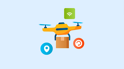 Seamless Online Delivery – Motion Design Concept animation for apps