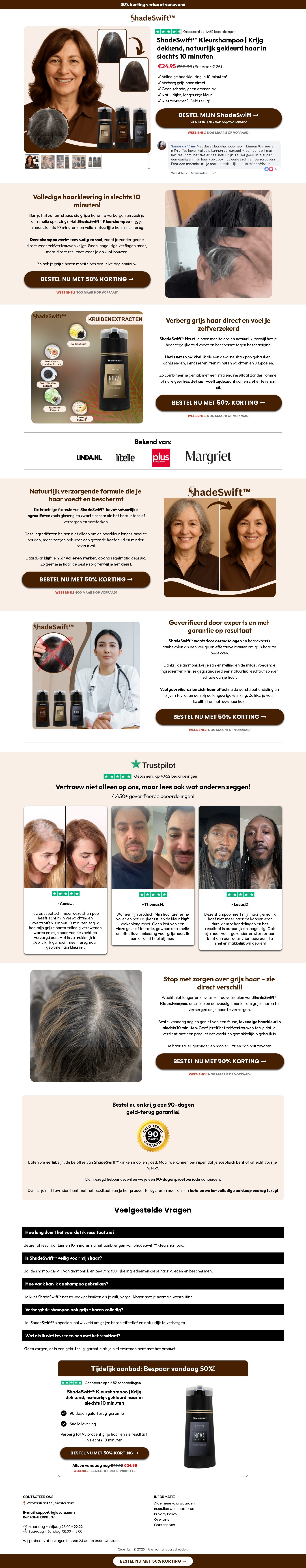 ShadeSwift™ Kleurshampoo on Funnelish Funnel advertorial page clone funnel clone funnelish funnel funnelish funnelish funnel funnelish template funnelish website high converting sales funnel ready template sales funnnel shadeswift™ kleurshampoo thank you page upsell page