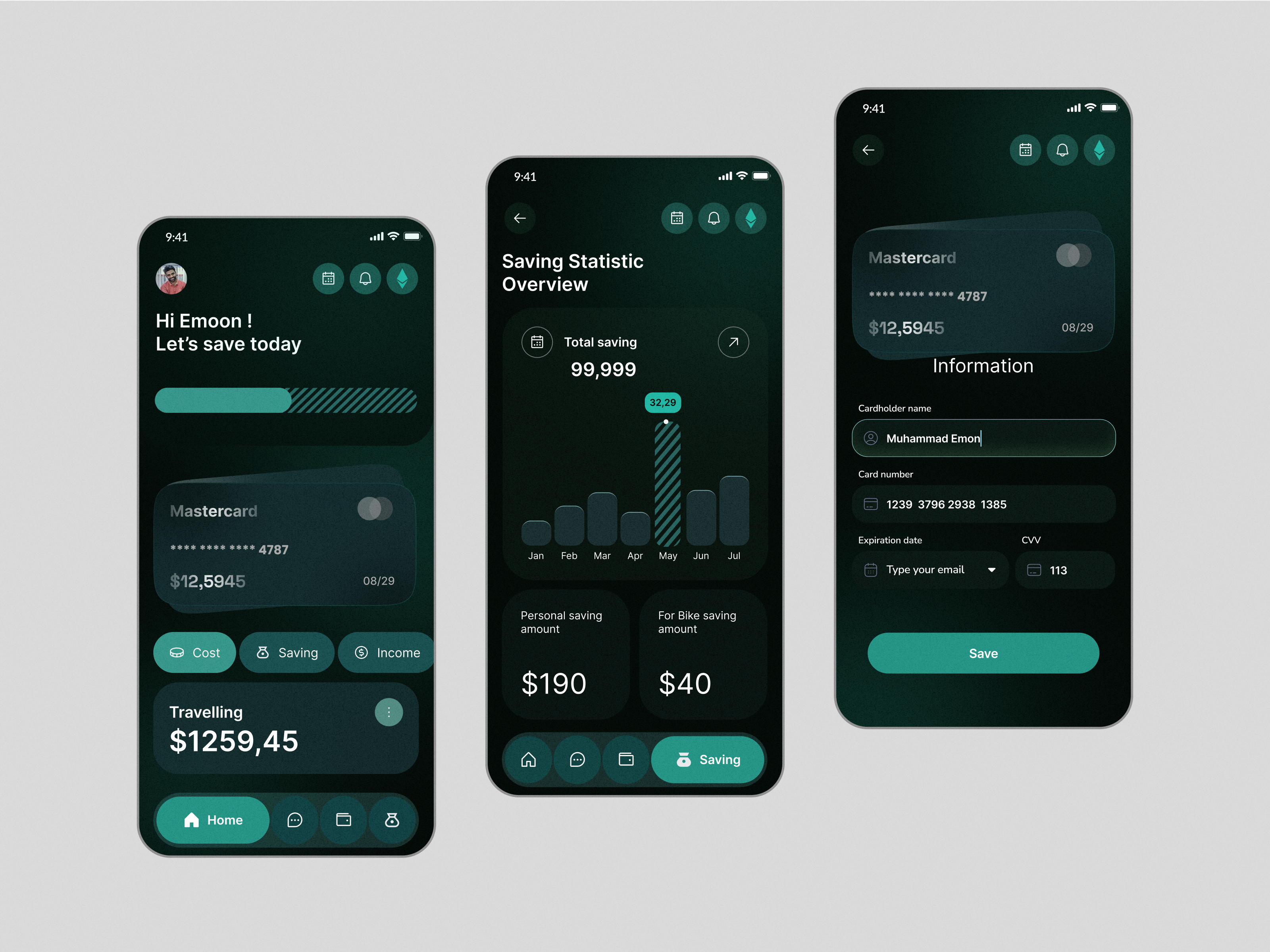 Dark Mode Finance ✦ Intuitive Mobile Banking App UI/UX banking app best app design concept design cro focused app dark theme app dark ui digital finance app financial app fintech mobile app design mobile app ui mobile ui mobile ux modern app ui nfc app design product design ui design ui ux design ux design