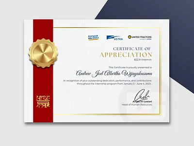 Elegant Certificate Design for Professional Recognition appreciationcertificate awarddesign canva certificate certificatedesign corporate certificate designinspiration dribbbleshowcase figma graphic design minimalistdesign mockupshowcase printing design simple design typographylovers