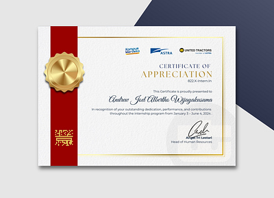 Elegant Certificate Design for Professional Recognition appreciationcertificate awarddesign canva certificate certificatedesign corporate certificate designinspiration dribbbleshowcase figma graphic design minimalistdesign mockupshowcase printing design simple design typographylovers