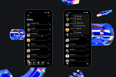 I Redesigned WhatsApp for iOS26 apple chat ios ios26 mobile ui uidesign whatsapp