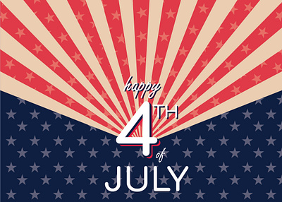 4th of July 4th of july card card design design graphic design illustration independence day social media design