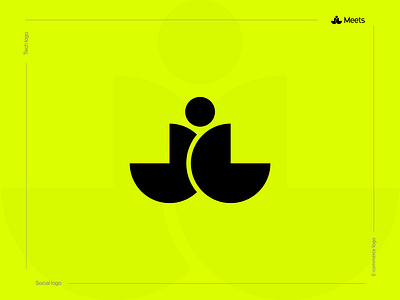 Social logo - M logo - Tech - ecommerce logo 3d 3d logo abstract logo animation apps logo brand identity branding business logo elegant design flat logo graphic design initial logo logo logo design logo trends minimalist logo motion graphics social logo tech logo ui