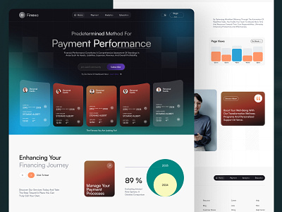 Finexa – Fintech Payment Landing Page for Modern SaaS 3d animation banking website branding clean ui web design digital wallet app ui finance saas dashboard financial app design fintech saas ui kit fintech ui framer landing page graphic design logo motion graphics neumorphic ui payment analytics ui personal finance landing saas landing page ui webflow dashboard