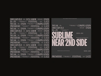 Sublime brand identity contrast layout typo typo combination typography