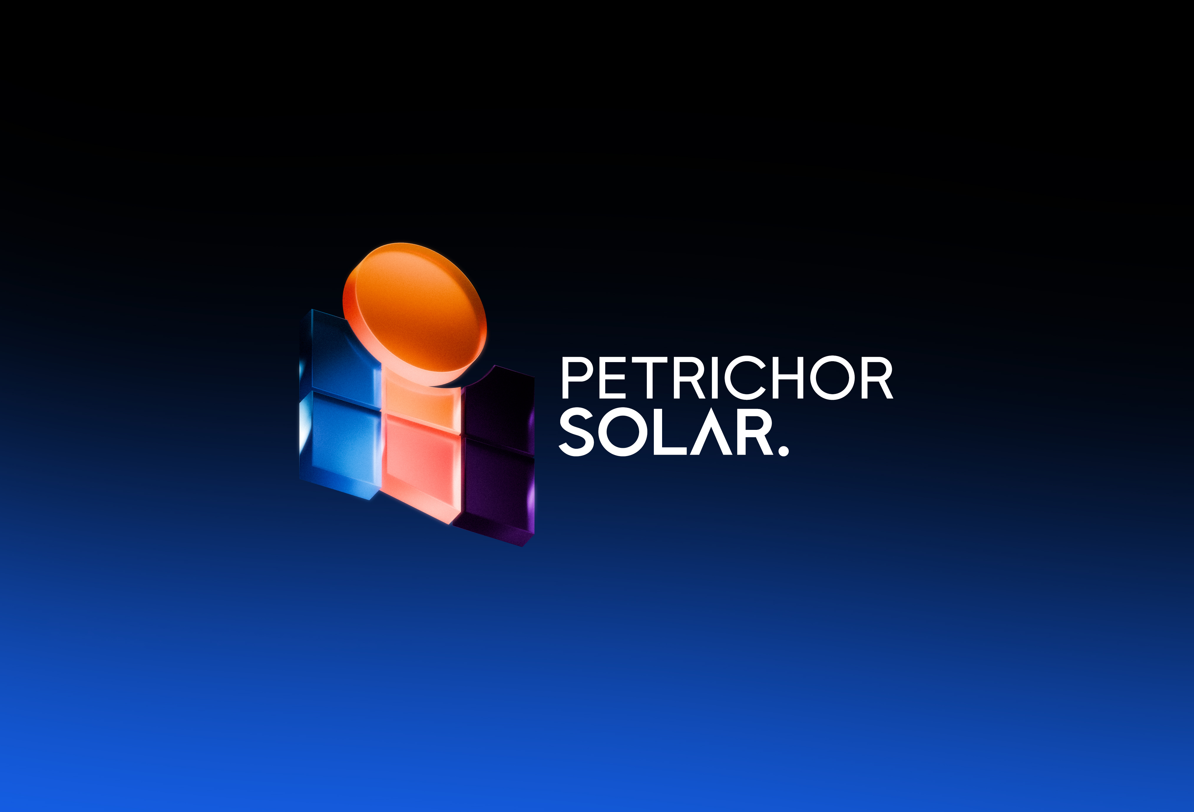 Petrichor Solar | Visual Brand Identity 3d 3d product visualization animation brand guidelines brand identity branding clean energy brand logo design environmental branding graphic design logo logo design modern branding motion graphics renewable energy design solar branding visual brand identity